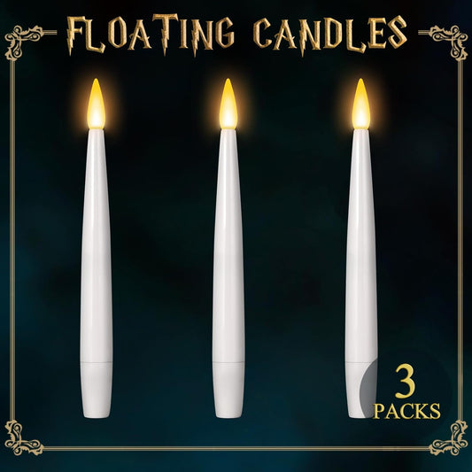 Mystic Glow Floating LED Candles Set 3